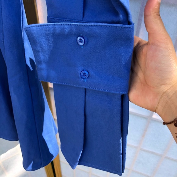 Princess Polly cover girl mini dress in blue lioness - Picture 6 of 8